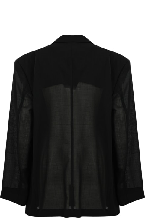 Philosophy di Lorenzo Serafini Coats & Jackets for Women Philosophy di Lorenzo Serafini Oversized Wool Voile Jacket