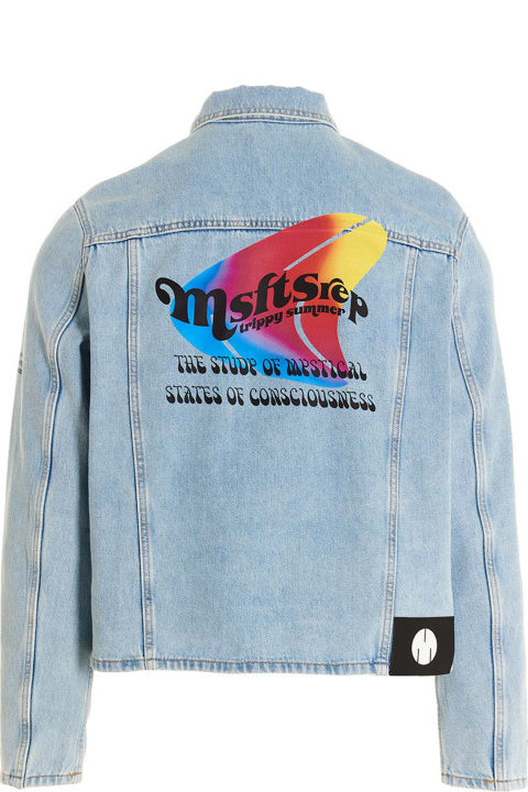 MSFTSrep Coats & Jackets for Men MSFTSrep Logo Denim Jacket