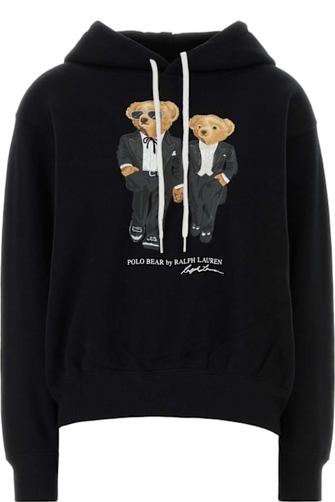Polo Ralph Lauren Black Cotton Sweatshirt