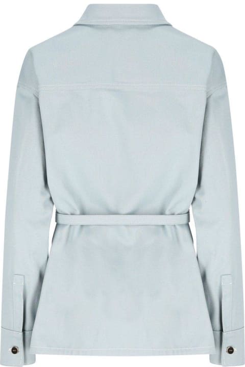 Fendi Sale for Women Fendi Belted Collared Jacket