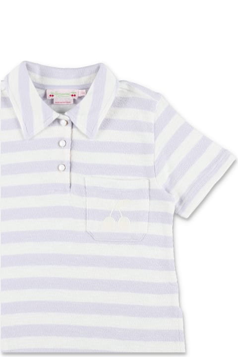 أدوات منزلية Bonpoint Bonpoint Louve Striped Cotton Dress