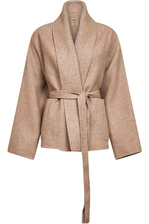 Uma Wang لـ Men Uma Wang Wool Blend Jacket