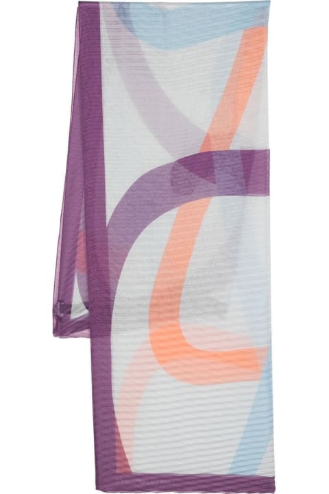 Scarves & Wraps for Women Emporio Armani Woven Plisse Stole