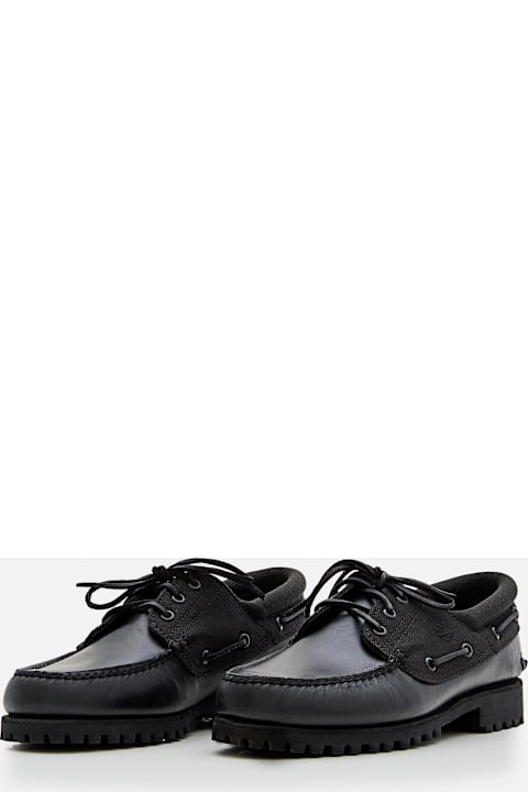 Timberland Shoes for Men Timberland Timberland Authentic Boat Shoe Blackout Full Grain