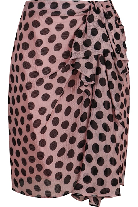 Nina Ricci for Kids Nina Ricci Printed Silk Skirt