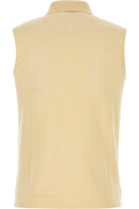 Fashion for Women Saint Laurent Pastel Yellow Piquet Polo Shirt