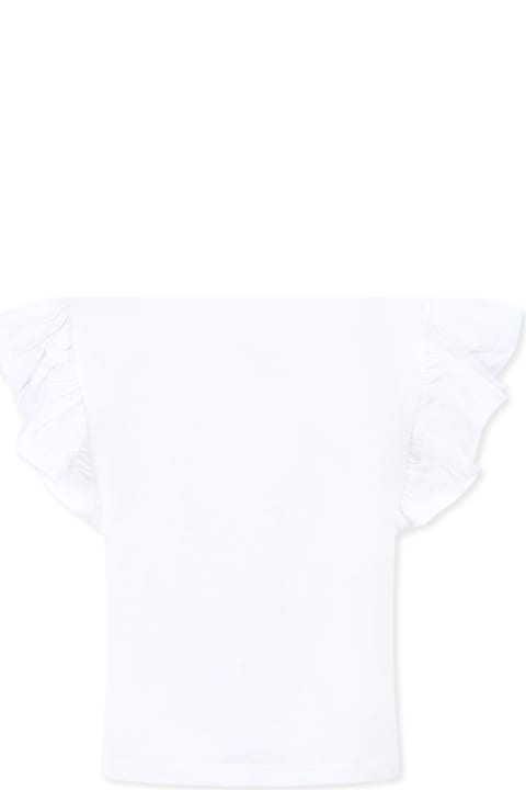 أدوات منزلية Billieblush White T-shirt For Girl With Heart