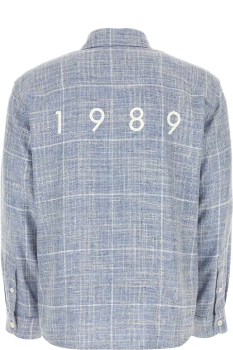 メンズ新着アイテム 1989 Studio Embroidered Flanel Shirt