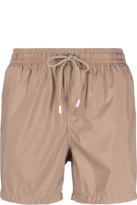 Swimwear for Men Fedeli Khaki-beige Swim Shorts