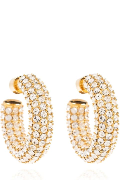 Jacquemus Earrings for Women Jacquemus Embellished Hoop Earrings
