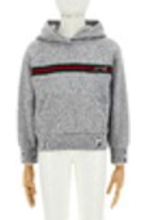 Gucci Sweaters & Sweatshirts for Girls Gucci Grey Sweatshirt For Kids With Horsebit