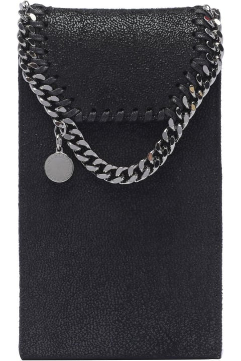 Bags for Women Stella McCartney Stitched-trim Chain-linked Phone Case