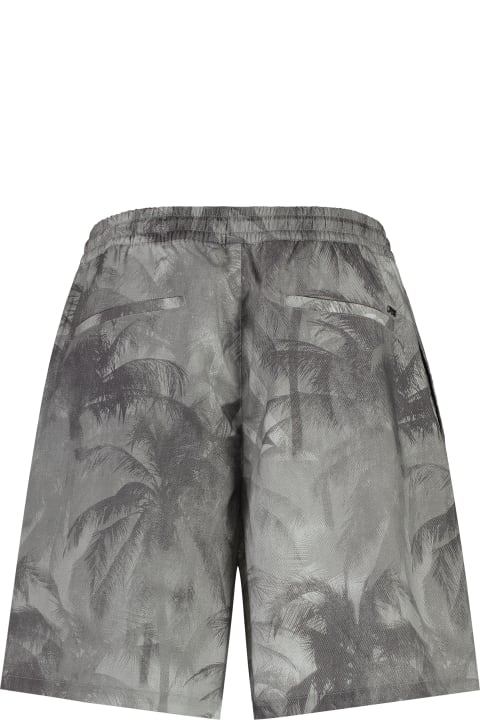Emporio Armani Pants for Men Emporio Armani Printed Cotton Bermuda Shorts
