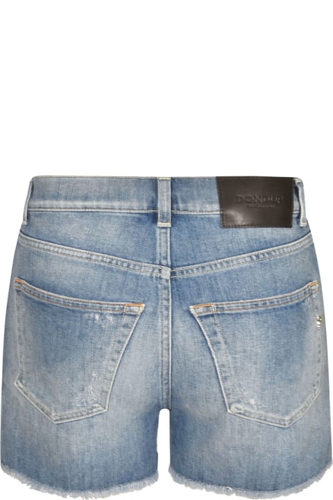Dondup Pants & Shorts for Women Dondup Denim Buttoned Shorts