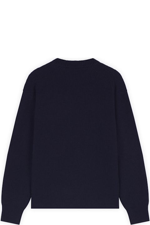 Homeware Maison Kitsuné Bold Fox Head Patch Comfort Ribbed Jumper