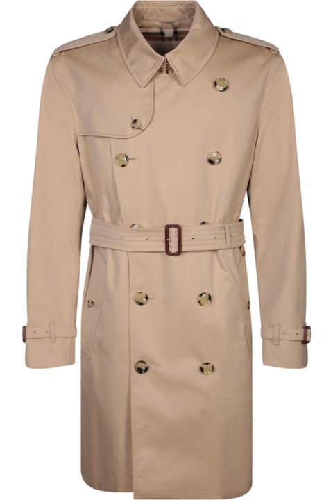 Burberry Coats & Jackets for Men Burberry Kensington Beige Long Trench