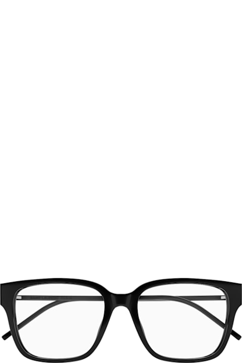 Homeware Saint Laurent Eyewear Saint Laurent Sl M48o_a/fn Linea Monogram 002 Black Glasses