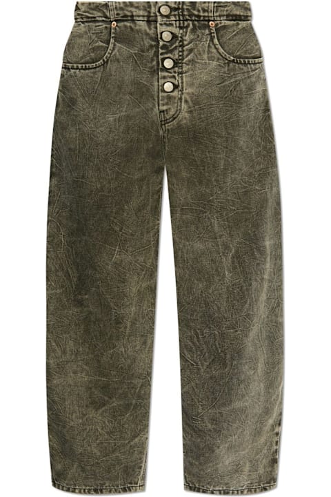 Homeware MM6 Maison Margiela Logo Patch Wide-leg Jeans
