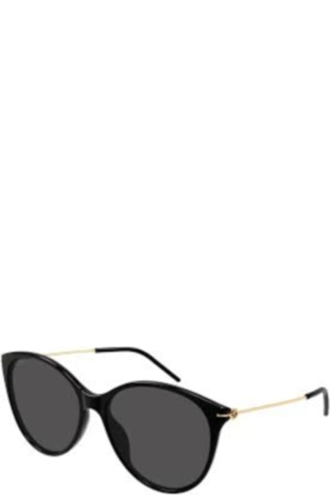 Gucci Eyewear Eyewear for Women Gucci Eyewear Gg1268s001 Black Gold Grey