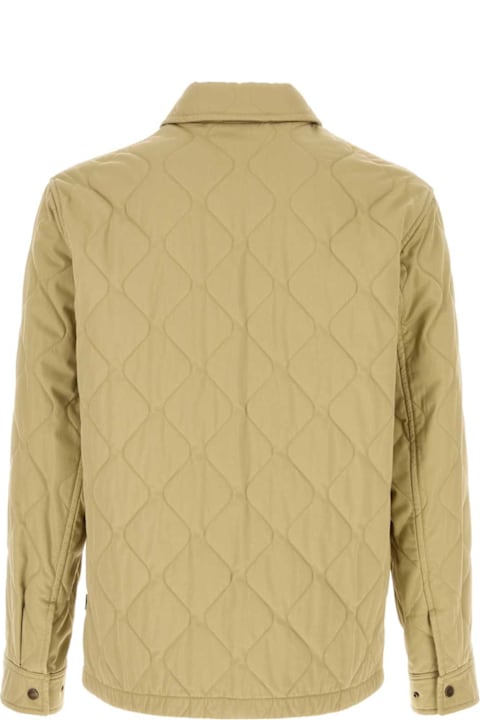 【関税込み】Burberry ベージュ コットン フィールドジャケット Burberry Beige Cotton Jacket | italist