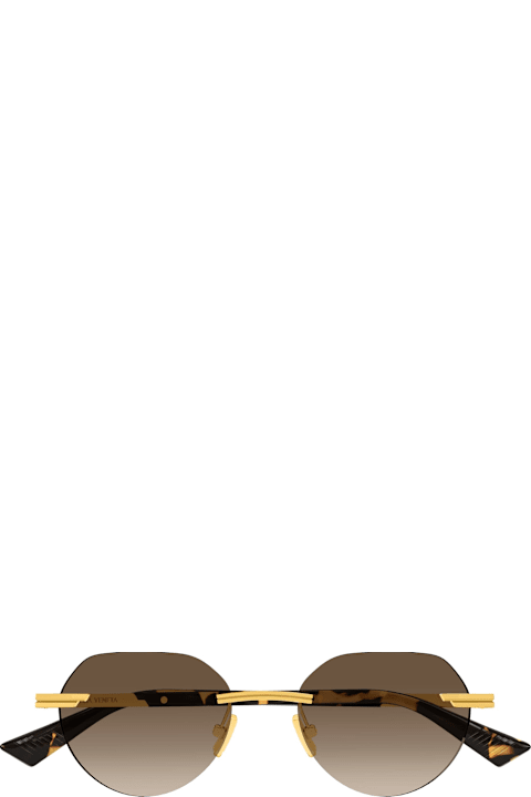 Bottega Veneta Eyewear for Kids Bottega Veneta Eyewear Bv1379s-003 - Gold / Havana Sunglasses