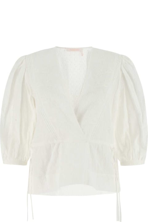 See by Chloé Fleeces & Tracksuits for Women See by Chloé White Cotton Top