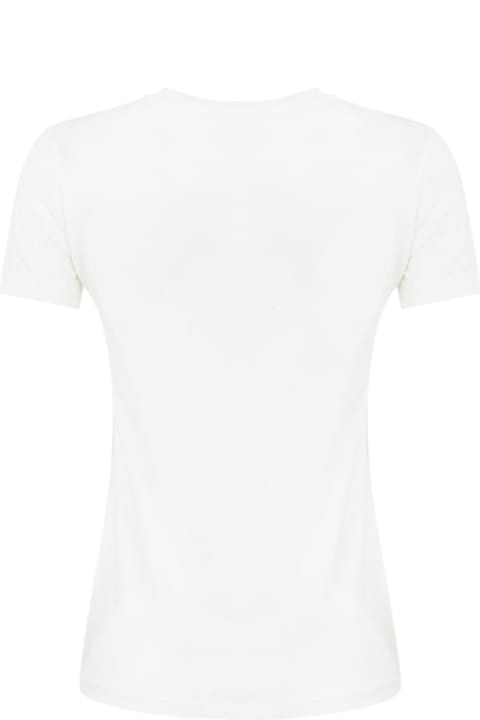 Elisabetta Franchi Topwear for Women Elisabetta Franchi T-shirt With Rhinestone Logo