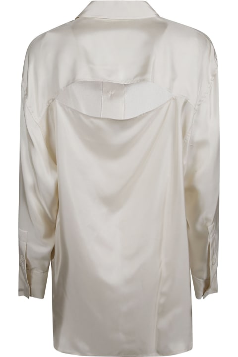 Fashion for Women Calvin Klein Silk Relaxed Split Shirt Shirt