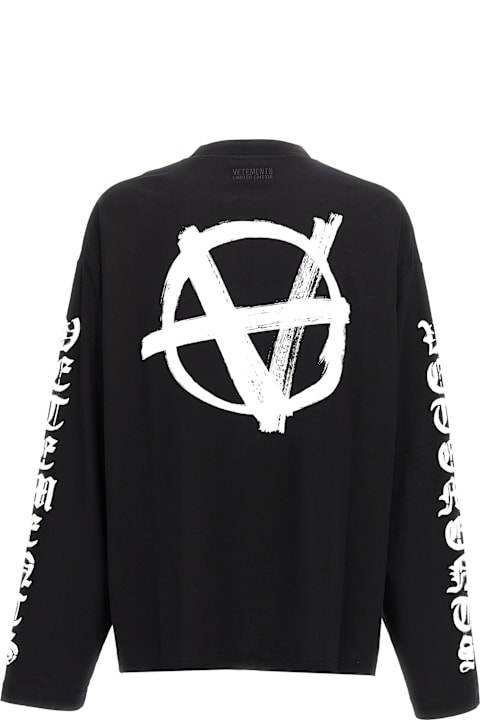 VETEMENTS for Men VETEMENTS 'double Anarchy' T-shirt