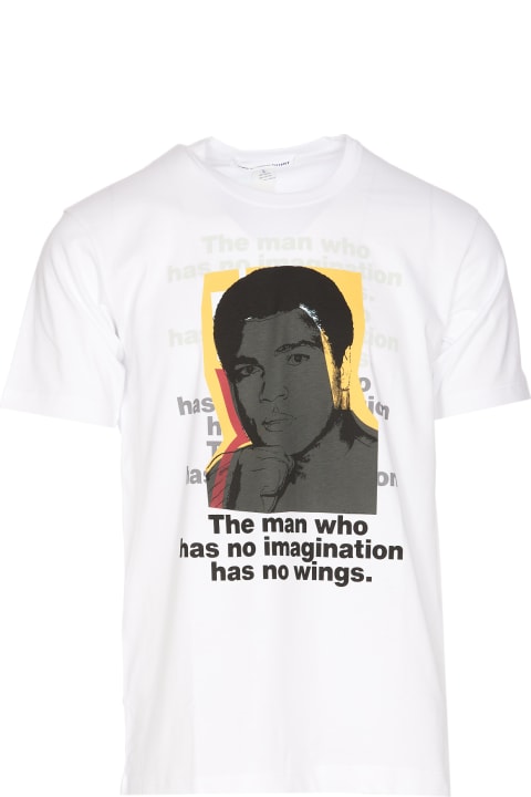 Topwear for Men Comme des Garçons Muhammad Ali' Print T-shirt