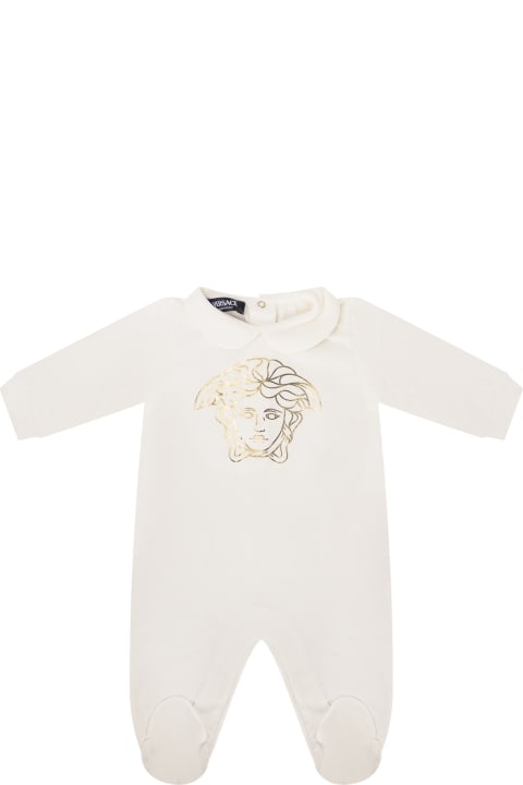 Young Versace Bodysuits & Sets for Baby Girls Young Versace Medusa Body