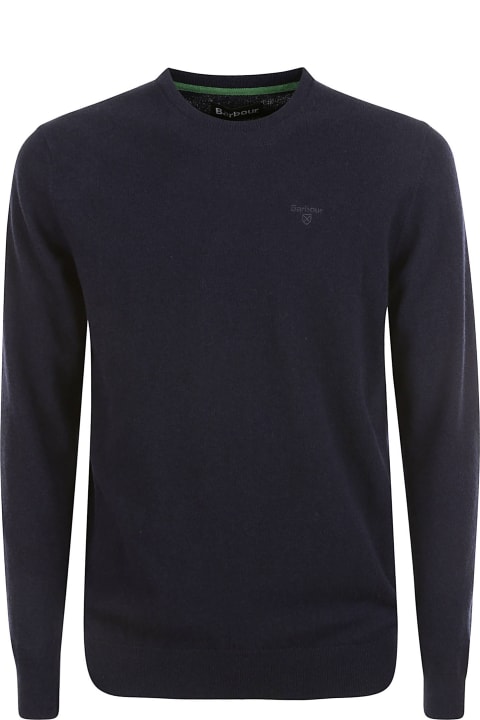 Barbour for Men Barbour Logo Embroidered Crewneck Sweater