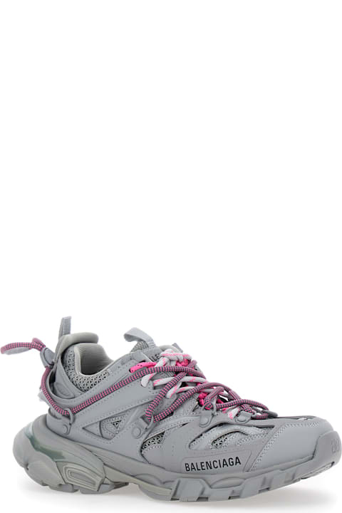 Balenciaga Sneakers for Women Balenciaga 'track Trail Laces' White Low Top Sneakers With Embossed Logo On The Tongue And Size Patch On The Toe In Tech Fabric Woman