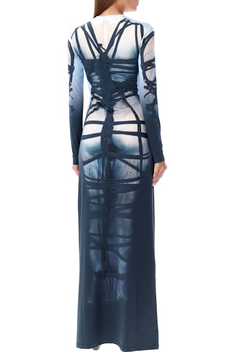 Dresses for Women Y/Project Bondage Print Long Dress