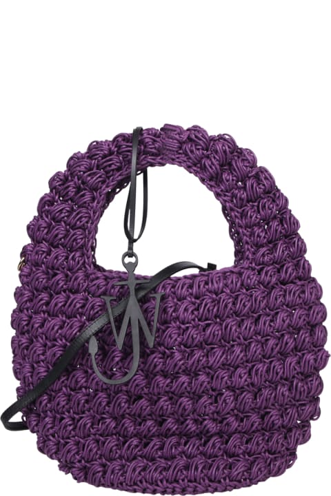 J.W. Anderson for Women J.W. Anderson Popcorn Basket Purple Bag