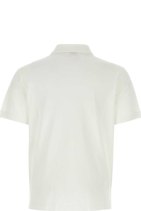Alexander McQueen Topwear for Men Alexander McQueen Ivory Piquet Polo Shirt