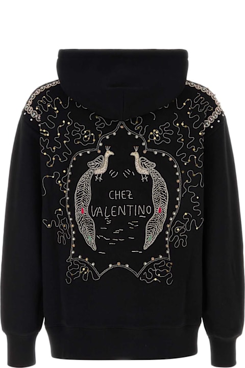 Homeware Valentino Garavani Black Cotton Sweatshirt