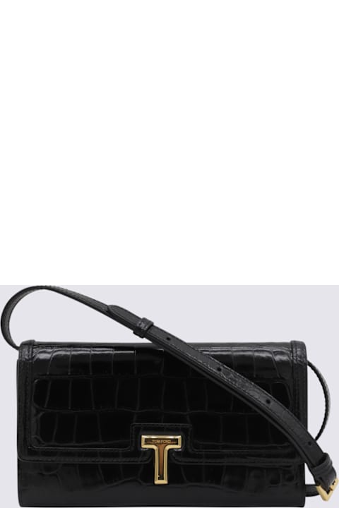 Tom Ford for Women Tom Ford Black Leather Crossbody Bag