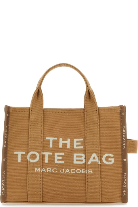 Marc Jacobs Totes for Women Marc Jacobs Camel Canvas The Tote Shopping Bag