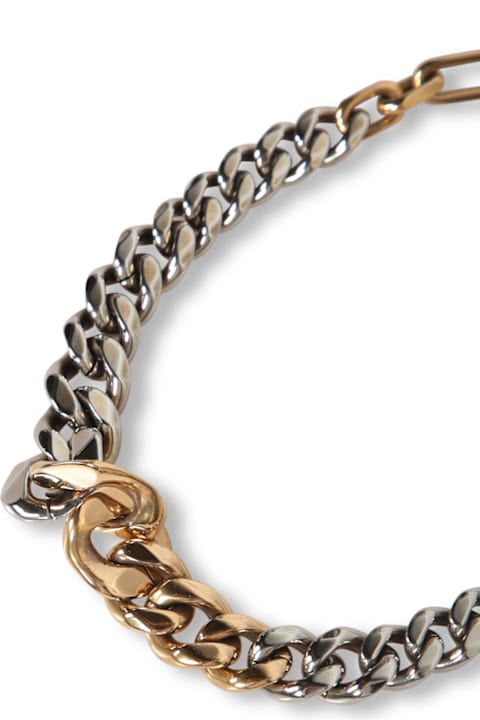 Alexander McQueen Jewelry for Women Alexander McQueen Silver/gold Chain Choker Necklace