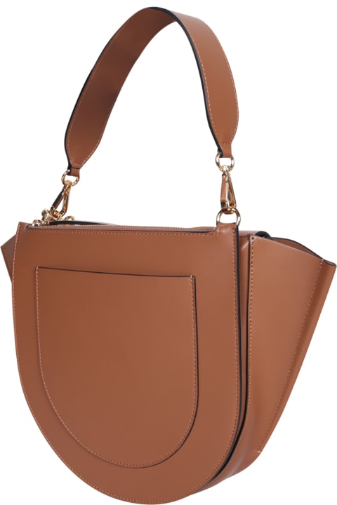 Wandler Bags for Women Wandler Hortensia Medium Brown Bag