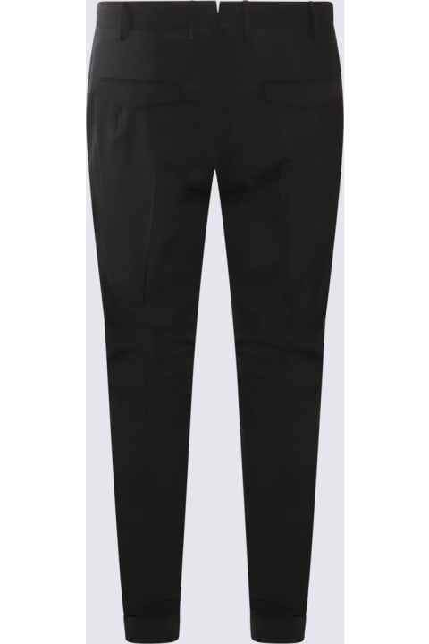 PT01 Clothing for Men PT01 Black Wool Pants
