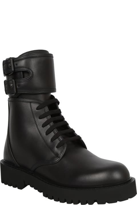Boots for Men Valentino Garavani Garavani Leather Ankle Boots