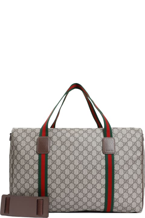 Gucci Luggage for Men Gucci 'gg Supreme' Large Travel Bag