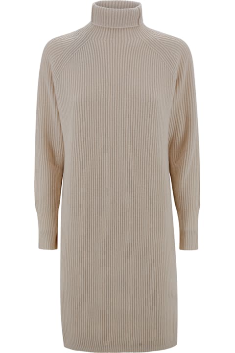 Dresses for Women Max Mara Studio Ribbed Cashmere Blend Dress