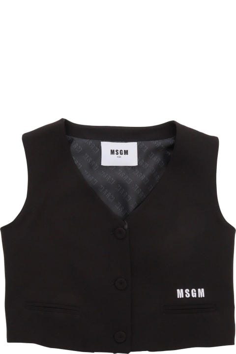 MSGM for Kids MSGM Black Vest