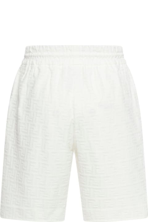 Pants for Men Fendi Logo Detailed Drawstring Shorts