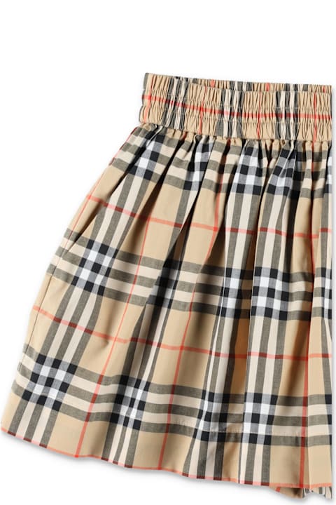 Homeware Burberry Burberry Cotton Check Shorts For Kids
