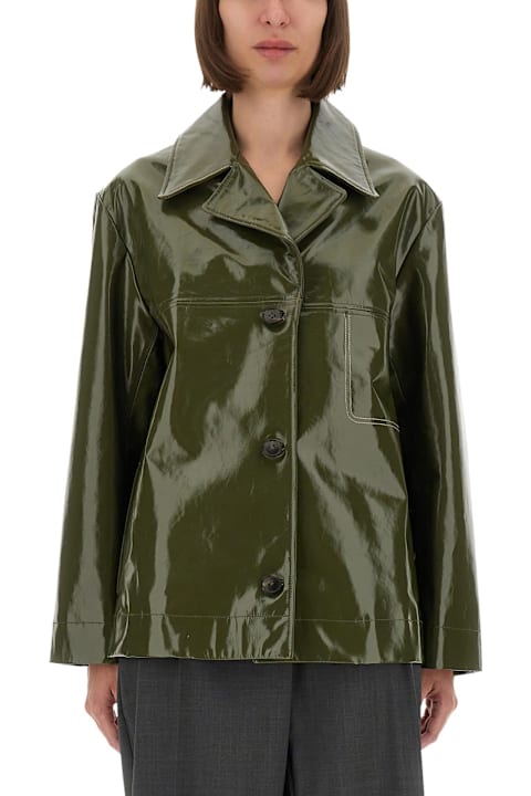 PS by Paul Smith for Men PS by Paul Smith Shiny Leather Jacket