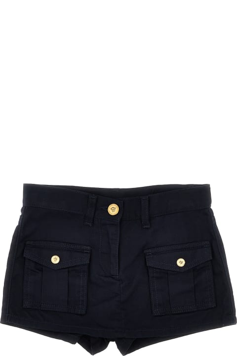 Versace Bottoms for Girls Versace Gabardine Shorts